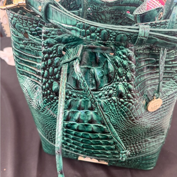 Brahmin Handbags - Brahmin Emerald Melbourne Crocodile-Embossed Shoulder Bag in Marlowe